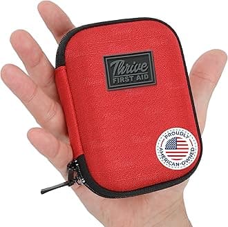 First Aid Kit – 66 Pieces – Small and Light Soft Shell Case - Packed with Hospital Grade Medical Supplies for Emergency and Survival situations. Ideal for Car, Camping, Travel, Sports, Home