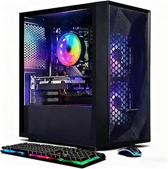 STGAubron Gaming PC Desktop Computer, Intel Core i5 up to 3.7GHz, GeForce RTX...