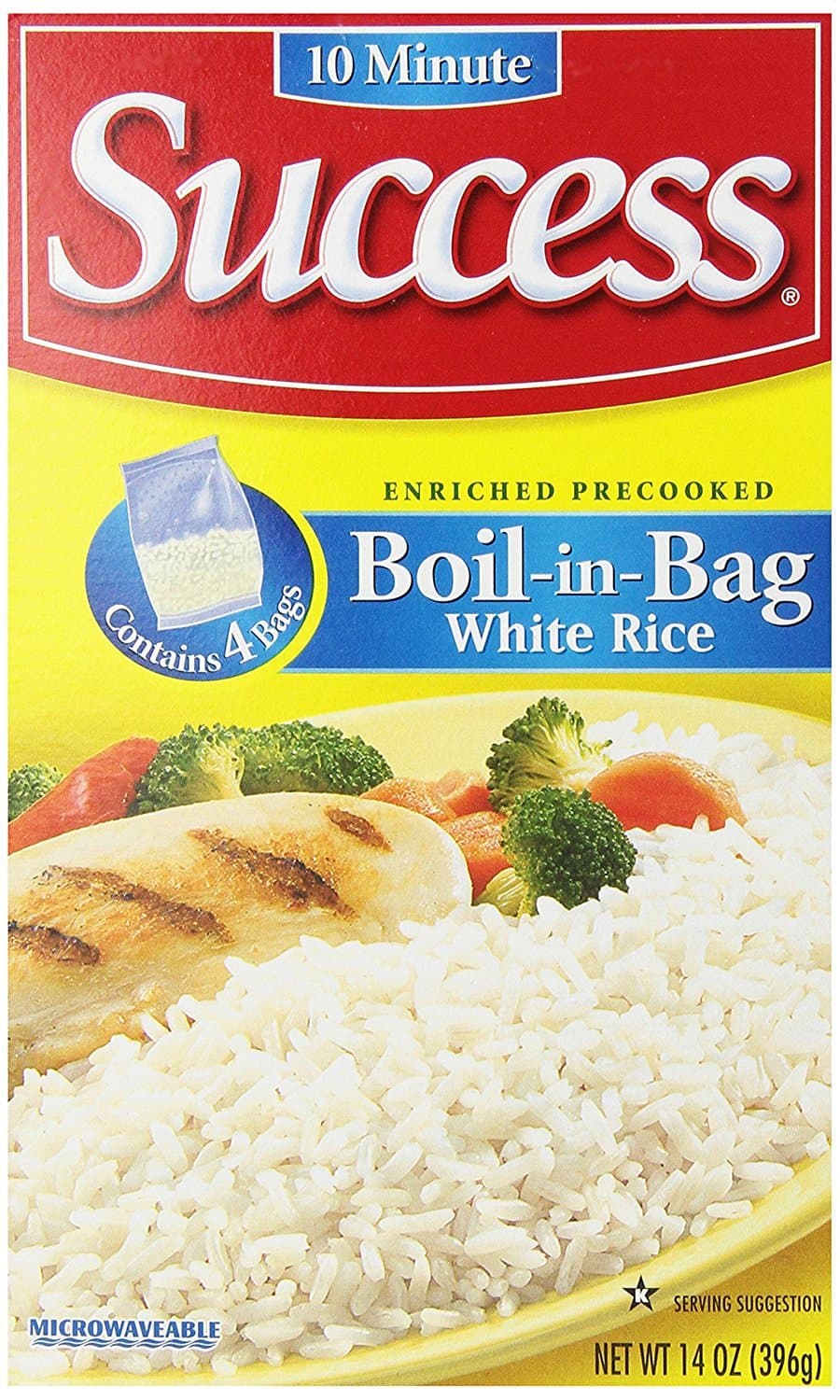 white rice - 4ct - 2pack