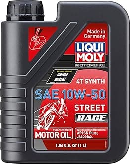 Liqui Moly 10W-50 Motorbike 4T Synthetic Street Race Engine Oil 1 Liter
