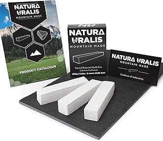 Premium Belgorod Sawn Chalk | White Chalk Bars - Amazing Crunch, Satisfying Earthy, Velvety and Firm Texture, ASMR Sensation, Natural Calcium Carbonate (Mini (100g))