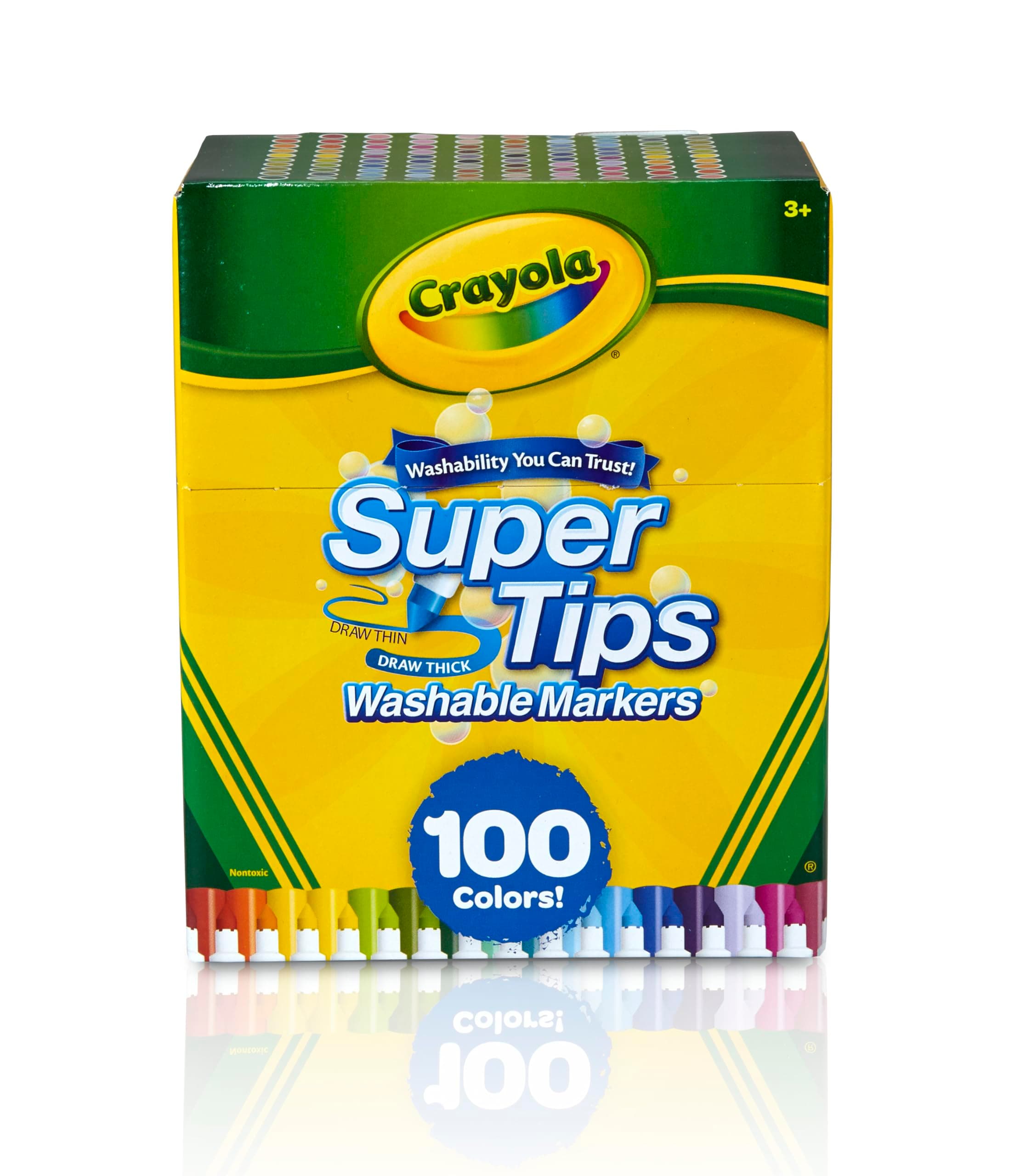 Super Tips Washable Markers, 100 Count