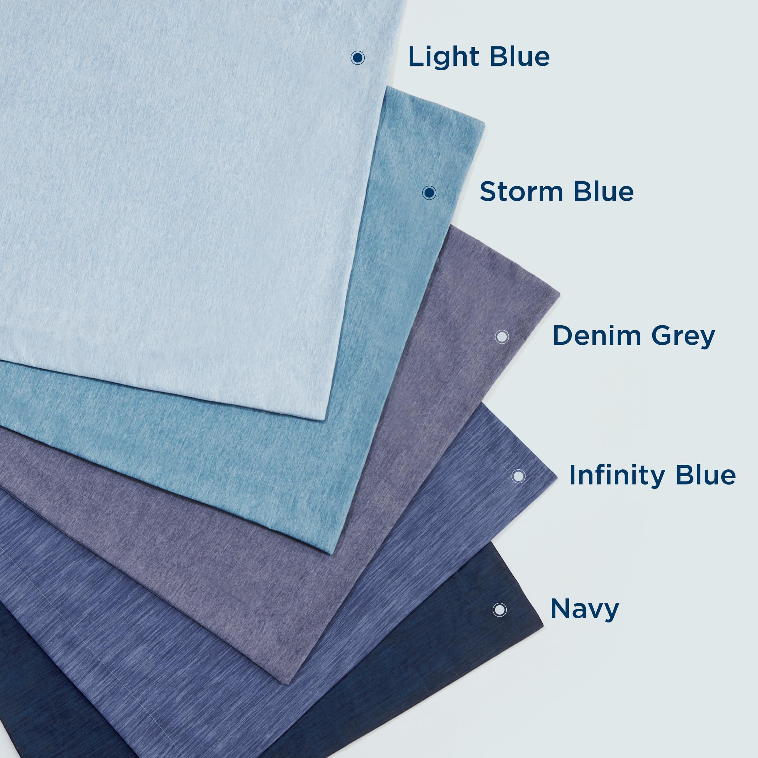 Bedsure Full Comforter Set - Infinity Blue Soft Bedding for All Seasons, Cationic Dyed Bed Set, 3 Pieces, 1 Full Size Comforter (82"x86") and 2 Pillow Shams (20"x26"+2")