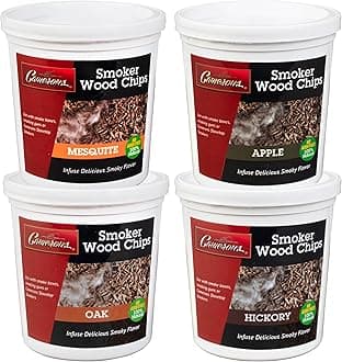 Camerons Products Alder, Hickory, Oak, and Cherry Wood Smoking Chips, Set of 4 Garden, Lawn, Supply, Maintenance
