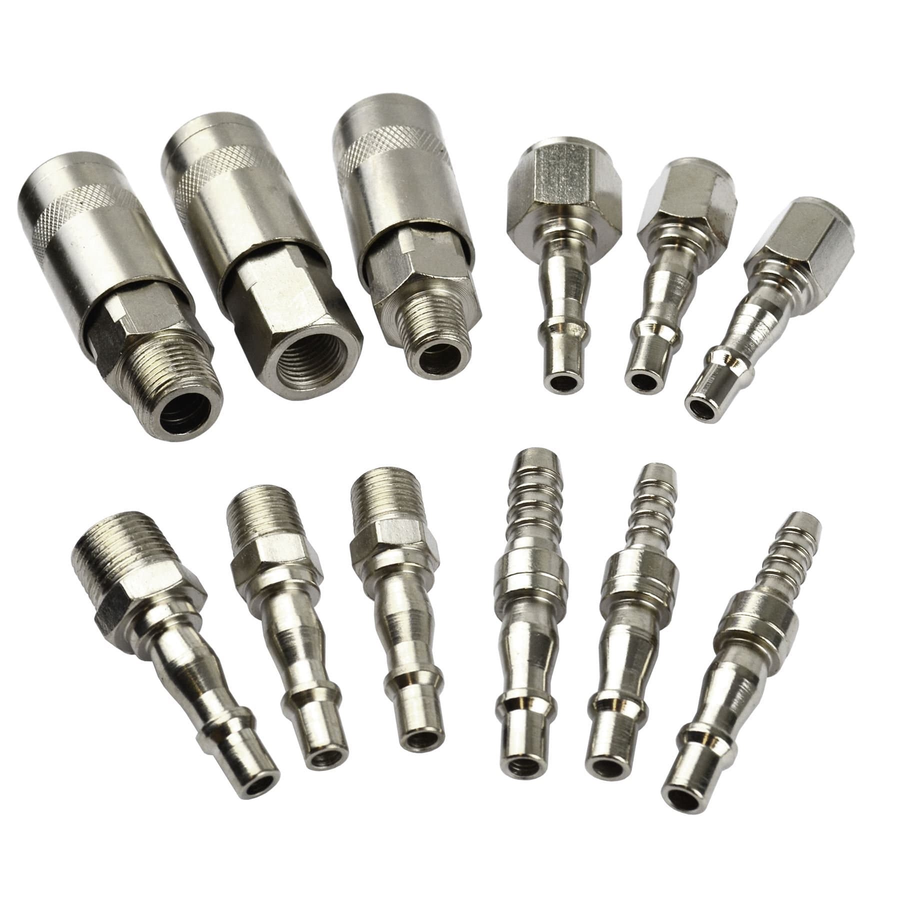 AB Tools Air Line Hose Compressor Fitting Connector Quick Release Set 1/4 inch 3/8 BSP AT360