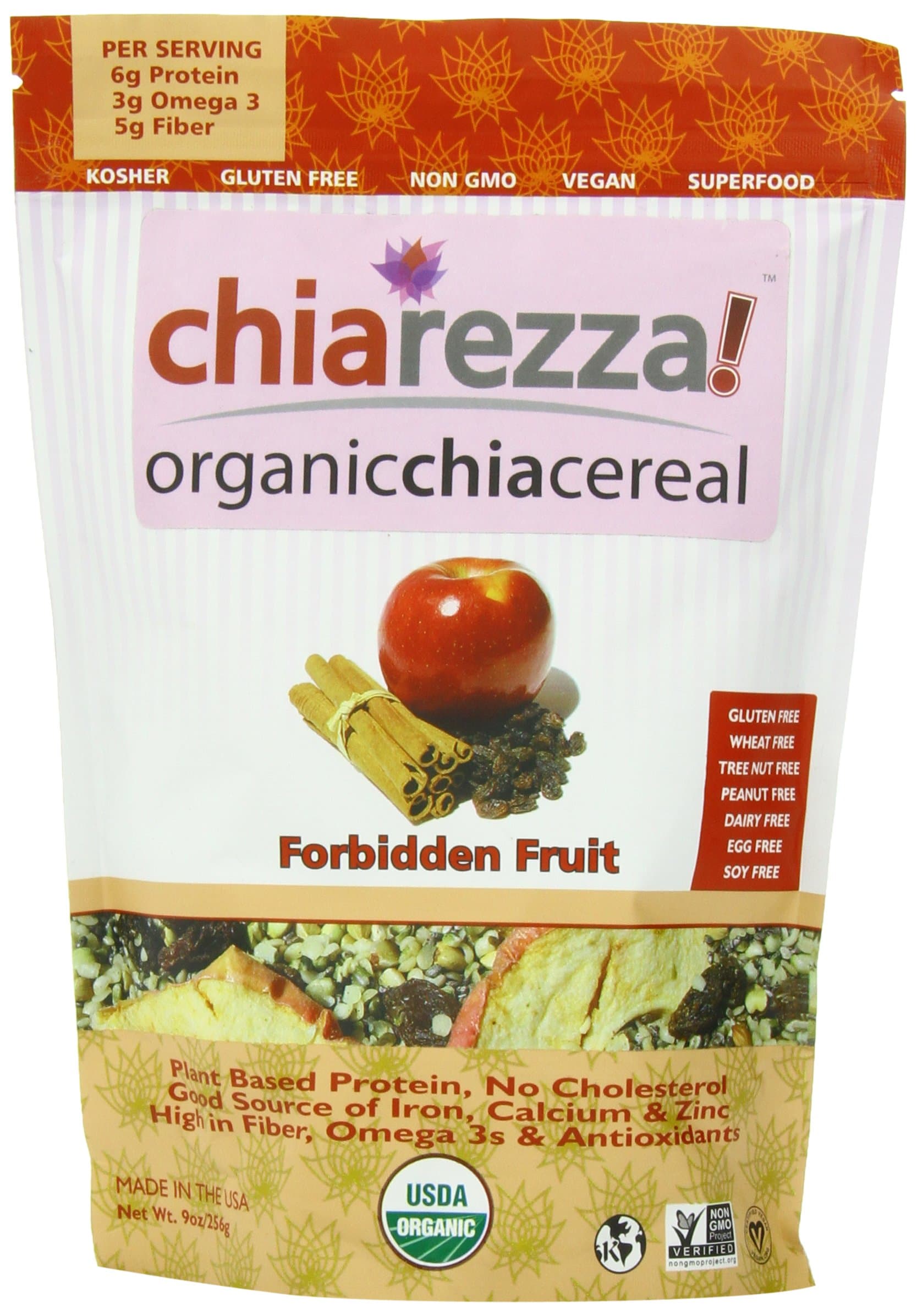 Chiarezza Cereal, Forbidden Fruit, 9 Ounce