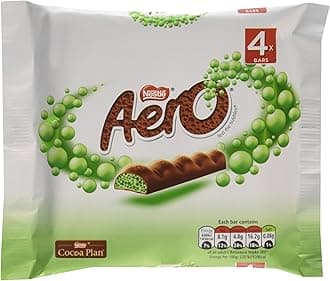 Aero Bubbly Peppermint Bar, 1 Pack of 4