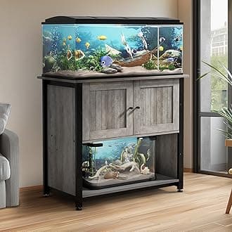 Tatub 40-50 Gallon Fish Tank Stand with Cabinet, Metal Aquarium Stand for Acc...