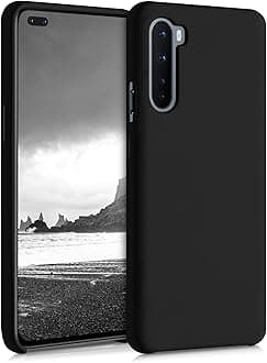 kwmobile Case Compatible with OnePlus Nord Case - TPU Silicone Phone Cover with Soft Finish - Black