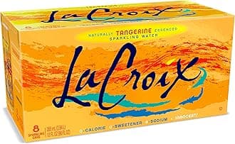 La Croix Sparkling Water, Tangerine, 12 Fl Oz (pack of 8)