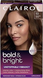 Clairol Bold & Bright Permanent Hair Dye, 53 Dulce de Leche Hair Color, Pack of 1