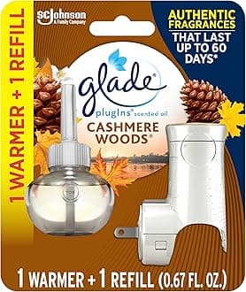 Glade PlugIns Refills Air Freshener Starter Kit, Scented and Essential Oils f...