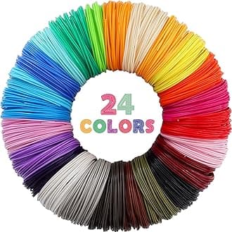 24 Colors 1.75mm ABS Filament Sample Pack