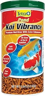 TetraPond 16359 Koi Vibrance Floating Pond Sticks, 4.94-Ounce, 1-Liter