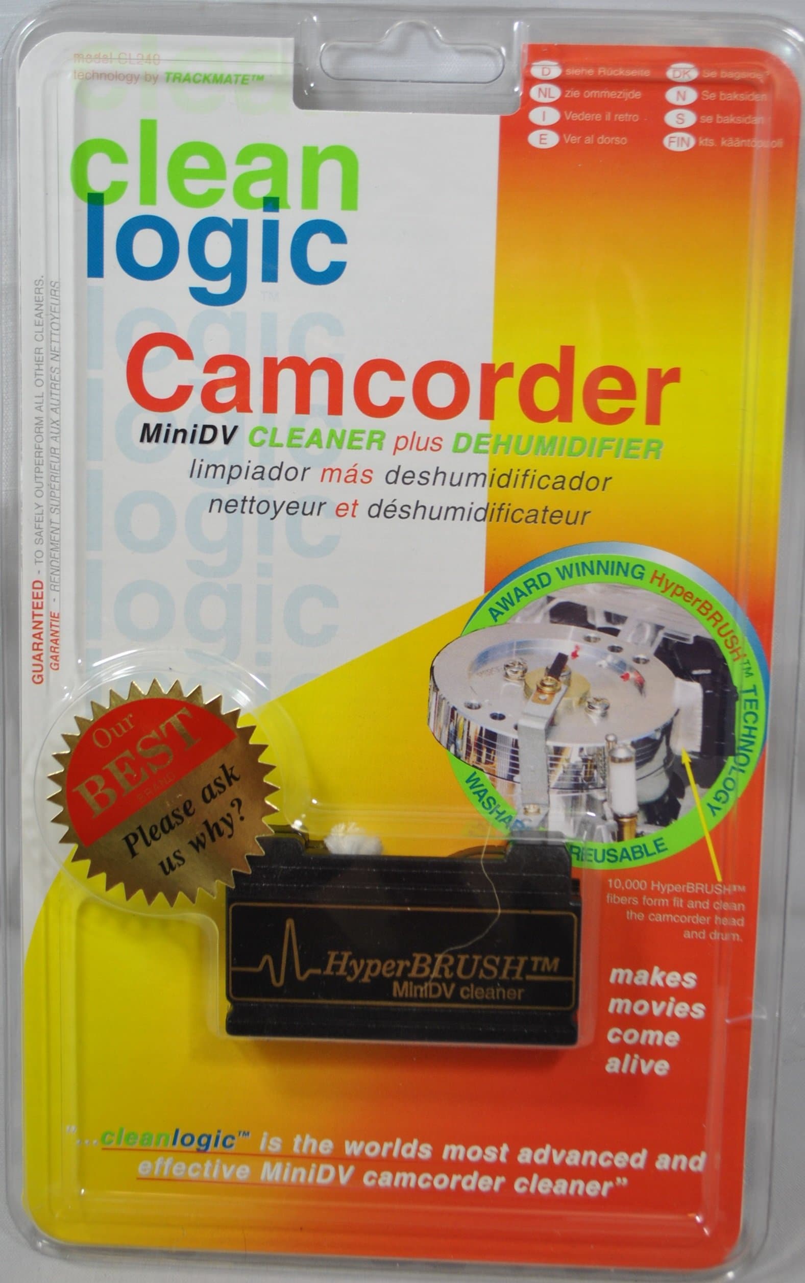 HyperBRUSH Mini-DV Camcorder Cleaning Cassette