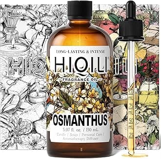 HIQILI Osmanthus Fragrance Oil, for Body Spray, Diffuser Use, Candle, Soap, and Women Perfume Making, Scented Essential Oil - 5.07 Fl Oz