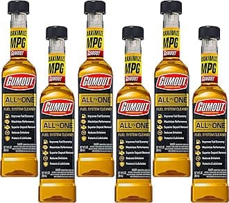 Gumout 510016 All-in-ONE Complete Fuel System Cleaner, 10oz. (Pack of 6)