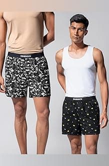 Men's Cotton Regular All Over Print Boxer Shorts