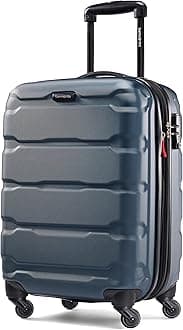 Omni PC Hardside Expandable Luggage with Spinner Wheels, Teal, Carry-On 20-Inch