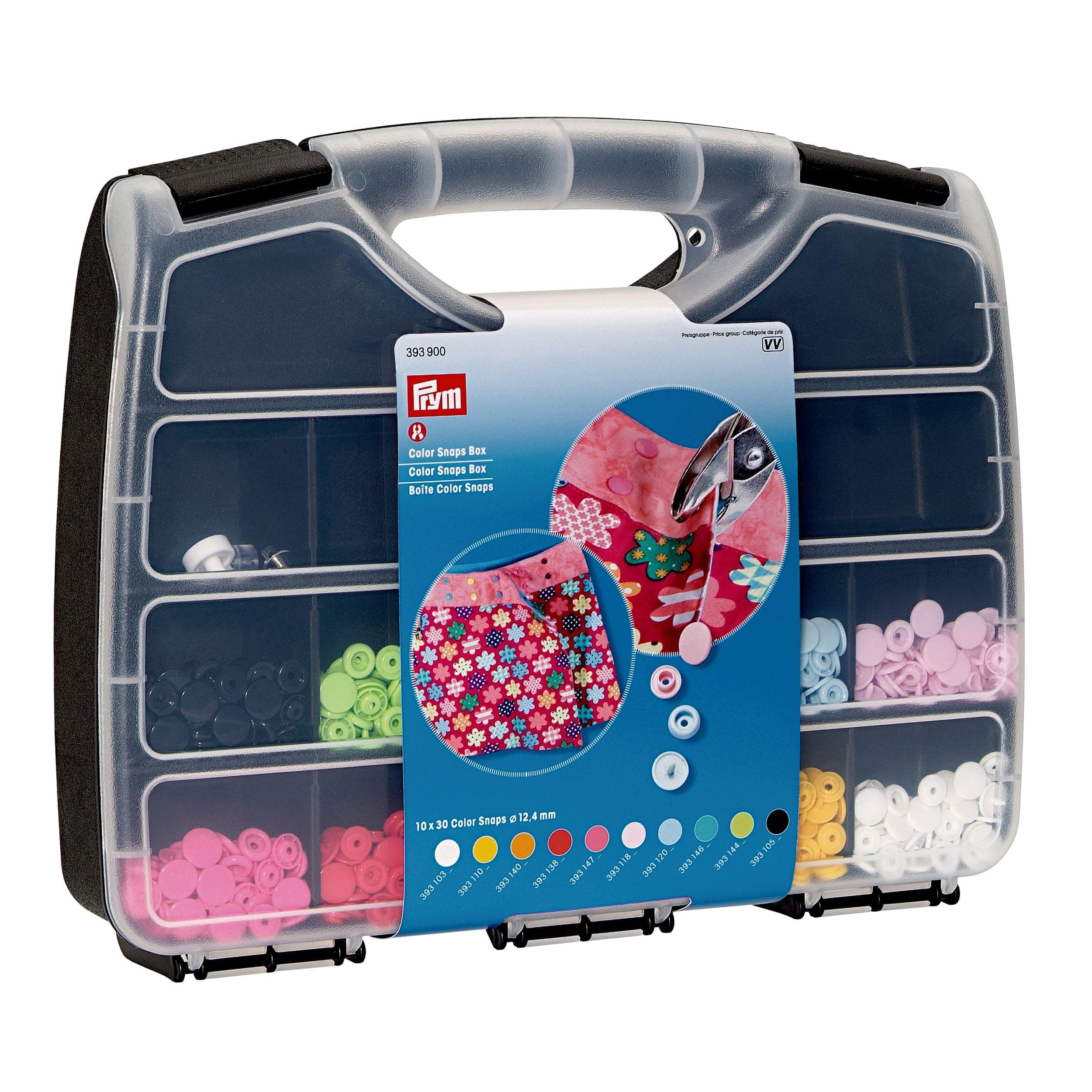 Color Snaps Box with Tools 300pc
