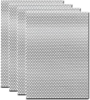 4 Packs Wire Mesh Panels, Mouse Rodent Insect Mesh for Vents, Aluminum-Magnesium Alloy Mesh Sheet for Home, Kitchen, Garden, 210 x 300 mm