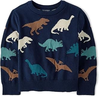 The Children's Place Baby-Boys and Toddler Long Sleeve Crew Neck Pullover Sweater