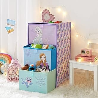 Disney Frozen 3 Drawer Soft Storage Unit with Poly Canvas Frame
