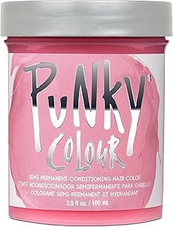 Punky Cotton Candy Semi Permanent Conditioning Hair Color, Vegan, PPD and Paraben Free, lasts up to 25 washes, 3.5oz