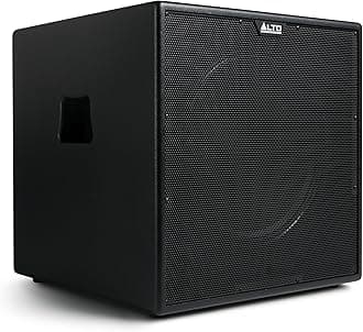 ALTO TX18S 900W 18" Subwoofer, DSP-Enhanced Powered PA Speaker with 3" Voice Coil, Superior Bass, Easy Setup