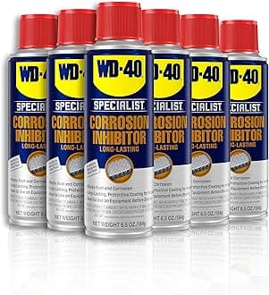 Corrosion Inhibitor, Long-Lasting Anti-Rust Spray, 6.5 OZ [6-Pack]