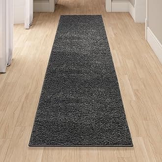 homeart Area Rug - Super Soft Shaggy Rugs For The Living Rooms, Bedrooms And Kitchen - Modern, Easy To Clean Carpet - 80x300 cm, Smoky
