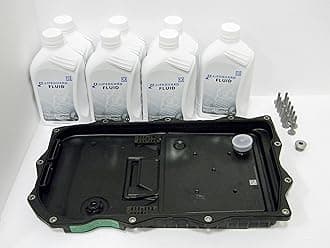Automatic Transmission Oil Pan Filter Kit 1087298247 and 7 Liters of ZF Transmission Fluid (Lifeguard 8 - S671090312)