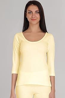 Selfcare Women's Thermal 3/4 Sleeve Top Soft & Warm Poly Cotton Winters Wear Vest