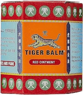 – Tiger Balm Red Ointment | For Effective Relief From Joint Pain, Back Pain, Body Pain, Knee Pain, Muscular Aches & Sprains | 30g
