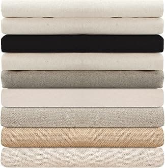 100% Cotton Canvas,Calico & Cotton Linen Mix Fabric for Craft,Paint,Patchwork,Apparel & Light Upholstery.Neotrim Natural Fibres,Eco-Friendly. [100% Cotton Canvas Upholstery (20oz) - Sample 20x20cm]