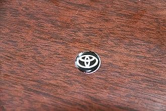 2 * NEW Toyota 14 mm Aluminum Key Fob Badges Emblem Sticker Toyota logo
