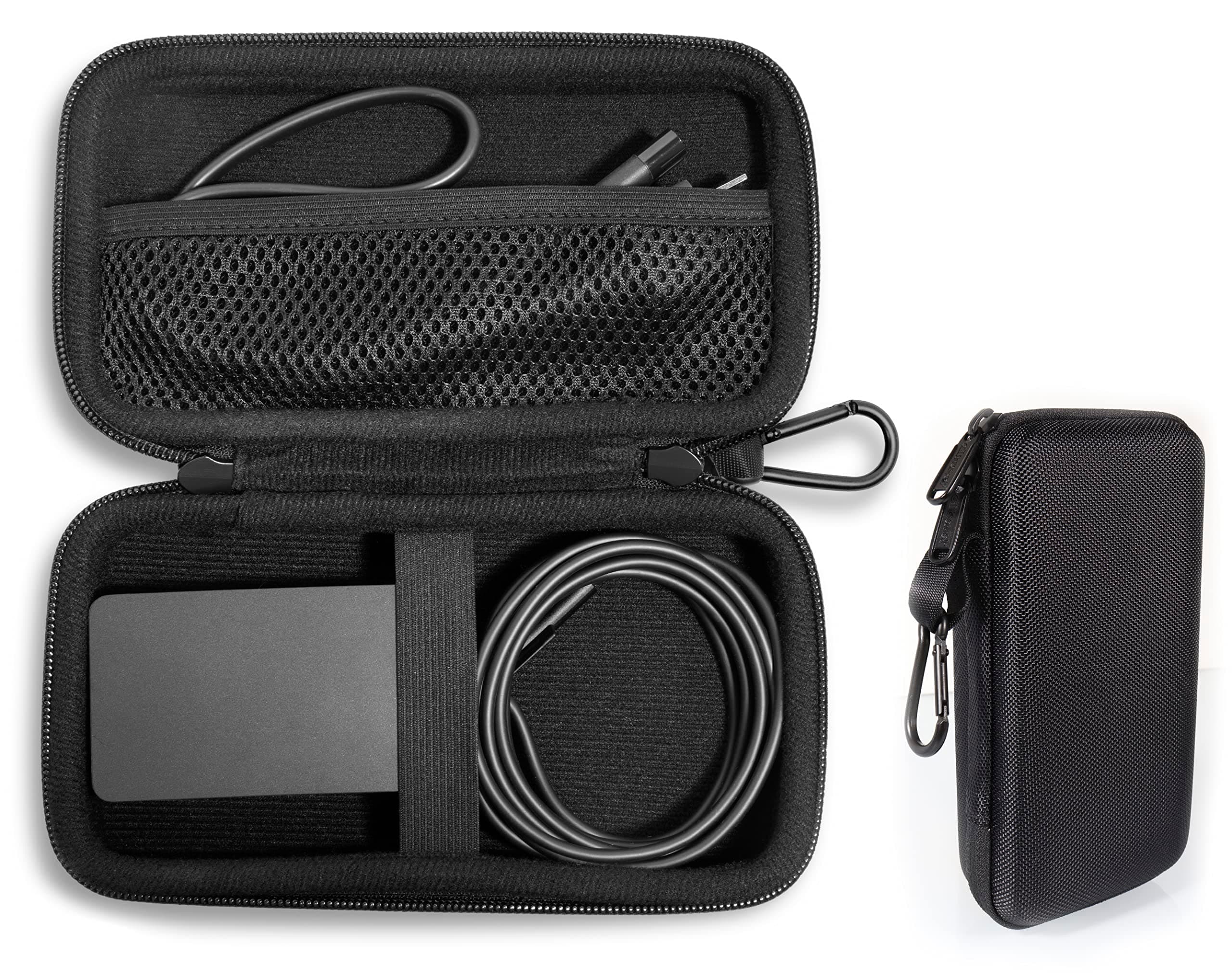 Protective case for Microsoft Surface, Surface pro Power Adapter, Protective and Carrying Solution for The Surface Charger, mesh Accessory Pocket and Elastic Secure Strap