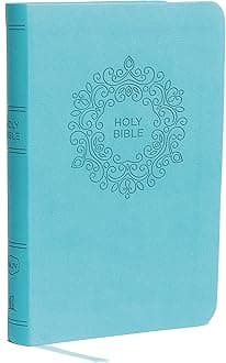 Holy Bible: New King James Version, Turquoise, Leathersoft, Red Letter Edition, Value Thinline
