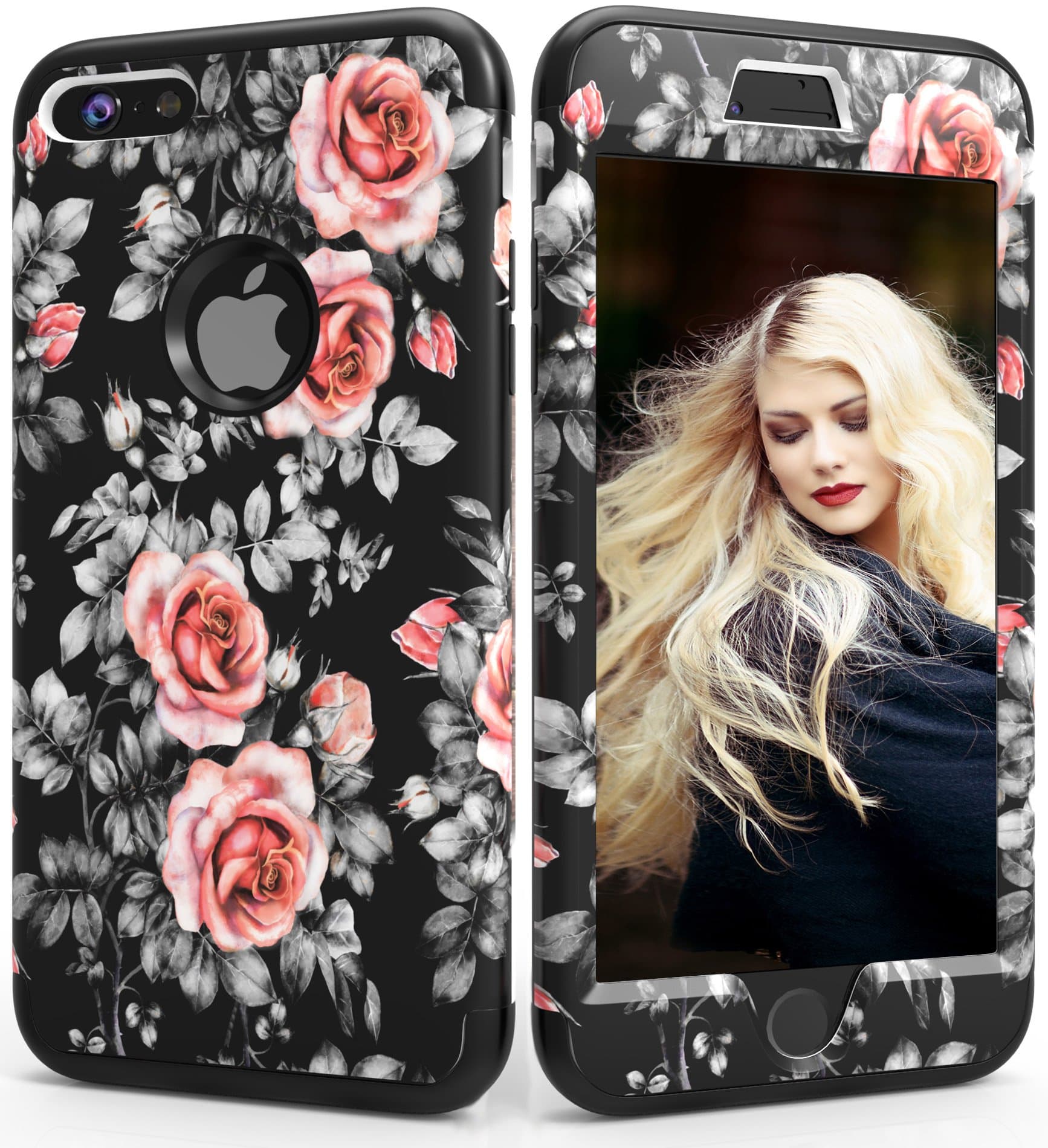 iPhone 6 Plus Case,iPhone 6s Plus Case,ADCOOG Three Layer Heavy Duty Shockproof Case Hybrid Protective Cover Case for iPhone 6 Plus/6s Plus