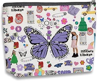 Music Lovers Gifts for Women, Song Lover Fans Makeup Bag, Do You Get Merchandise Gift, Birthday Gift for Best Friend Sister Girls, Travel Toiletry Makeup Organizer Zipper Pouch