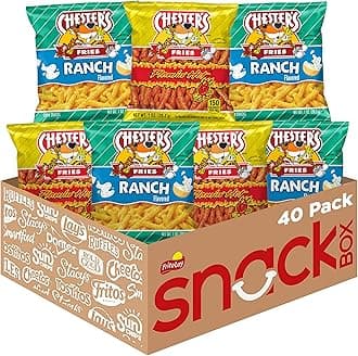 Chesters Fries, Hot & Ranch Flavored Variety Pack (Pack of 40)