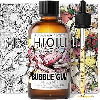 Bubble Gum Fragrance Oil for Candle, Soap & Bath Bombs Making, Long Lasting Candy Scents, Home Diffuser Use - 1 Fl Oz