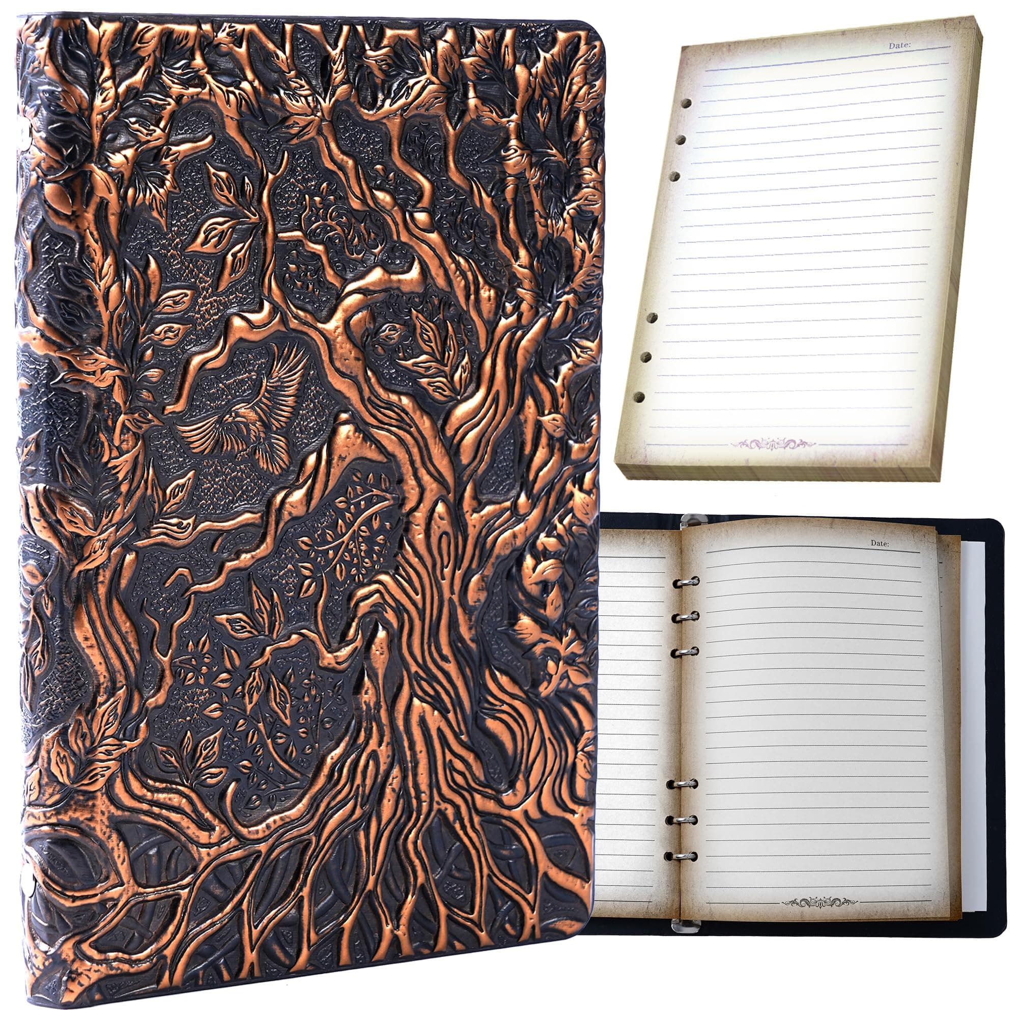 Soar Forge Copper Notebook + 100 Sheets A5 Journal Paper