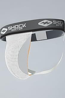 Men's Supporter with Cup Pocket, White, XX-Large