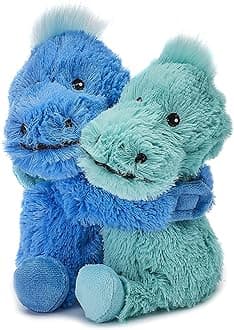 Warm Hugs Dinosaur Microwavable s with French Dried Lavender Scent, Fully Heatable Cuddly Toy for Anxiety and Pain Relief