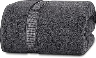 Utopia Towels - Luxurious Jumbo Bath Sheet 1 Piece - 600 GSM (35X70 Inches) 100% Ring Spun Cotton - Highly Absorbent and Quick Dry Extra Large Bath Towel - Super Soft Hotel Quality Towel (Grey)