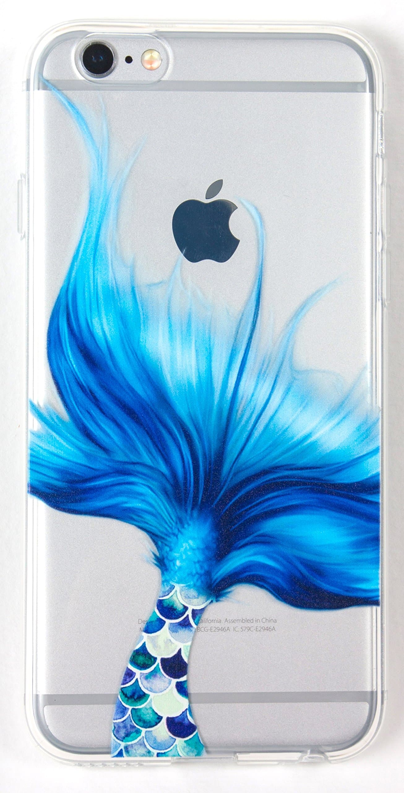 YogaCase InTrends, Compatible with iPhone 6 Plus / 6s Plus Case Back Protective Cover (Mermaid Tale)