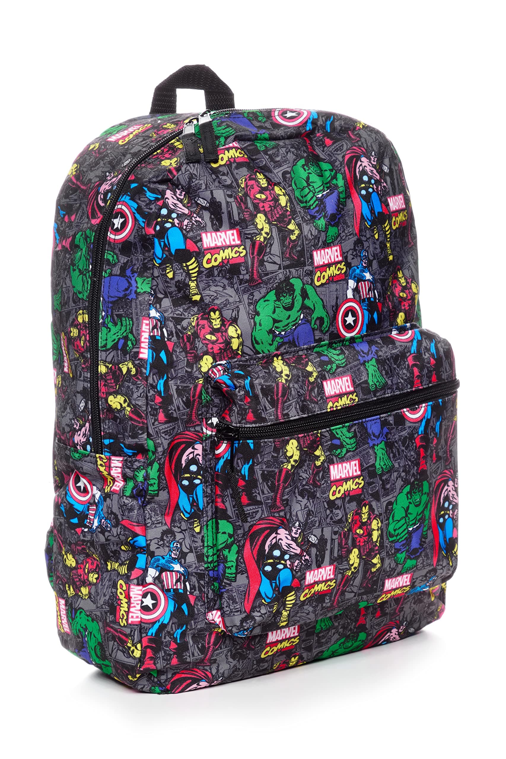 MarvelAvengers Official Backpack with Comic Style Design