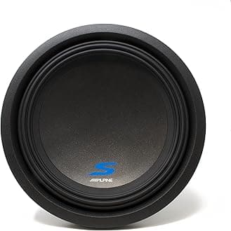 Alpine S-W12D2 12" Car Subwoofer S-Series 2-ohm Voice Coils