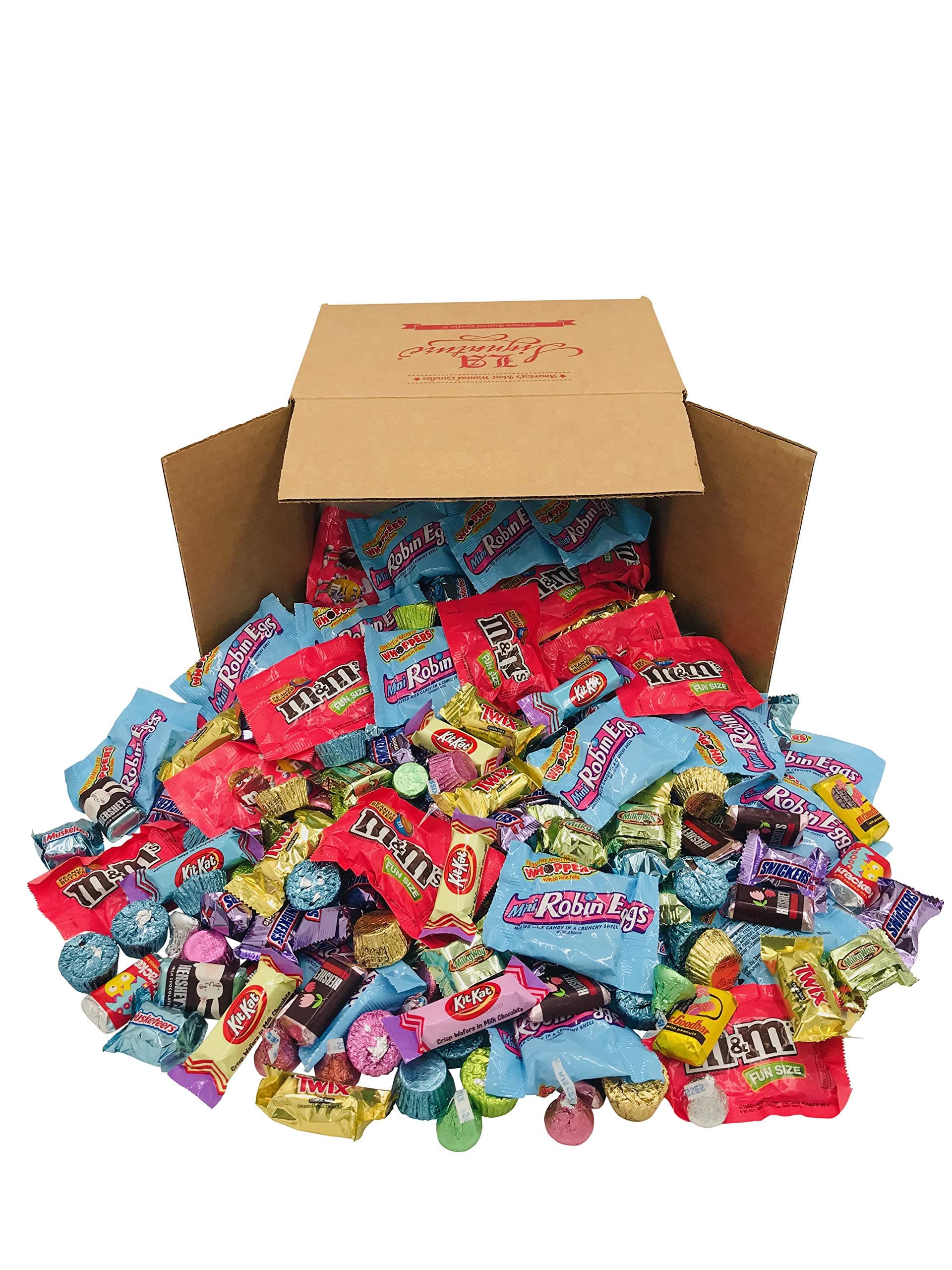 Candy & Chocolate Mars, Hershey’s, Kit Kat, Easter Egg Hunt Candy Assortment Variety Mix Huge Box of 285 Count ( 87.4 oz or 5.46 LBS)